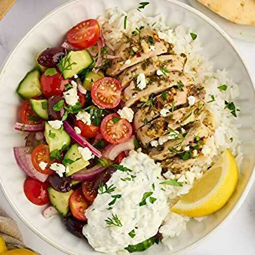 Greek Chicken Bowls