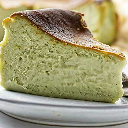 Pistachio Basque Cheesecake