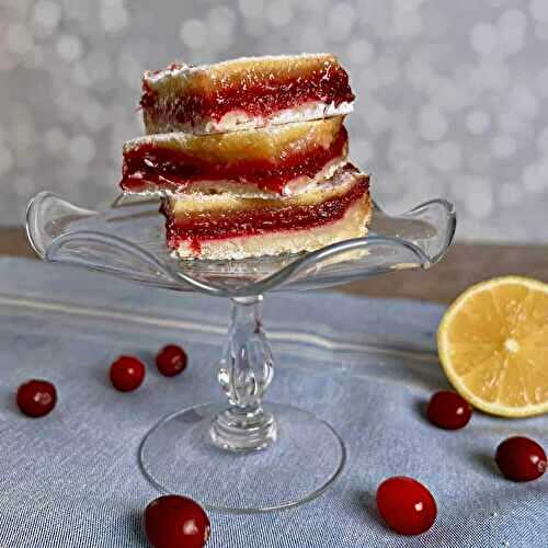 Cranberry Lemon Bars