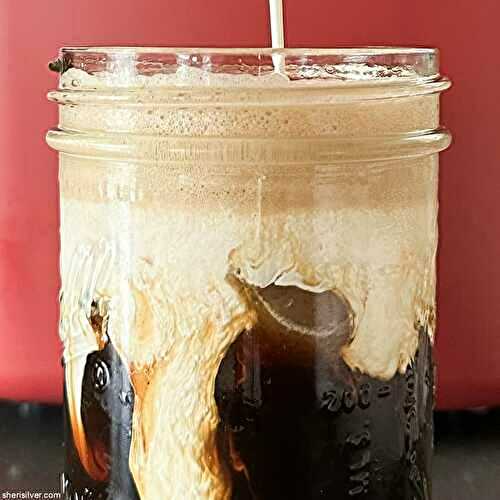 Brown sugar shaken iced latte