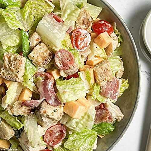 Chicken club chopped salad