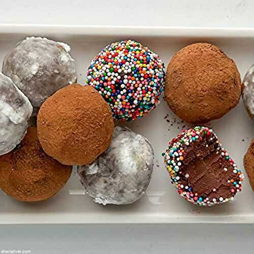 Easy chai truffles – a spiced chocolate truffle recipe