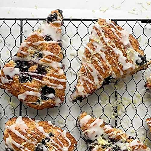 Blueberry Lemon Ginger Scones (The Secret to Getting Scones Right)