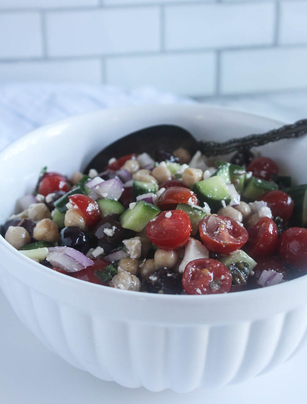 Mediterranean Tomato and Cucumber Salad