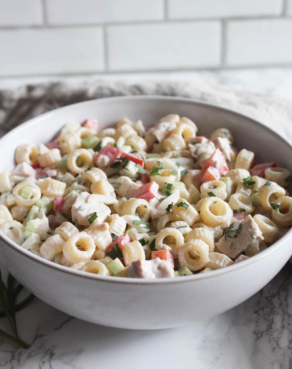 Macaroni Pasta Chicken Salad