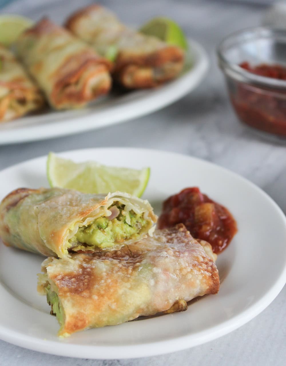 Baked Avocado Egg Rolls Recipe