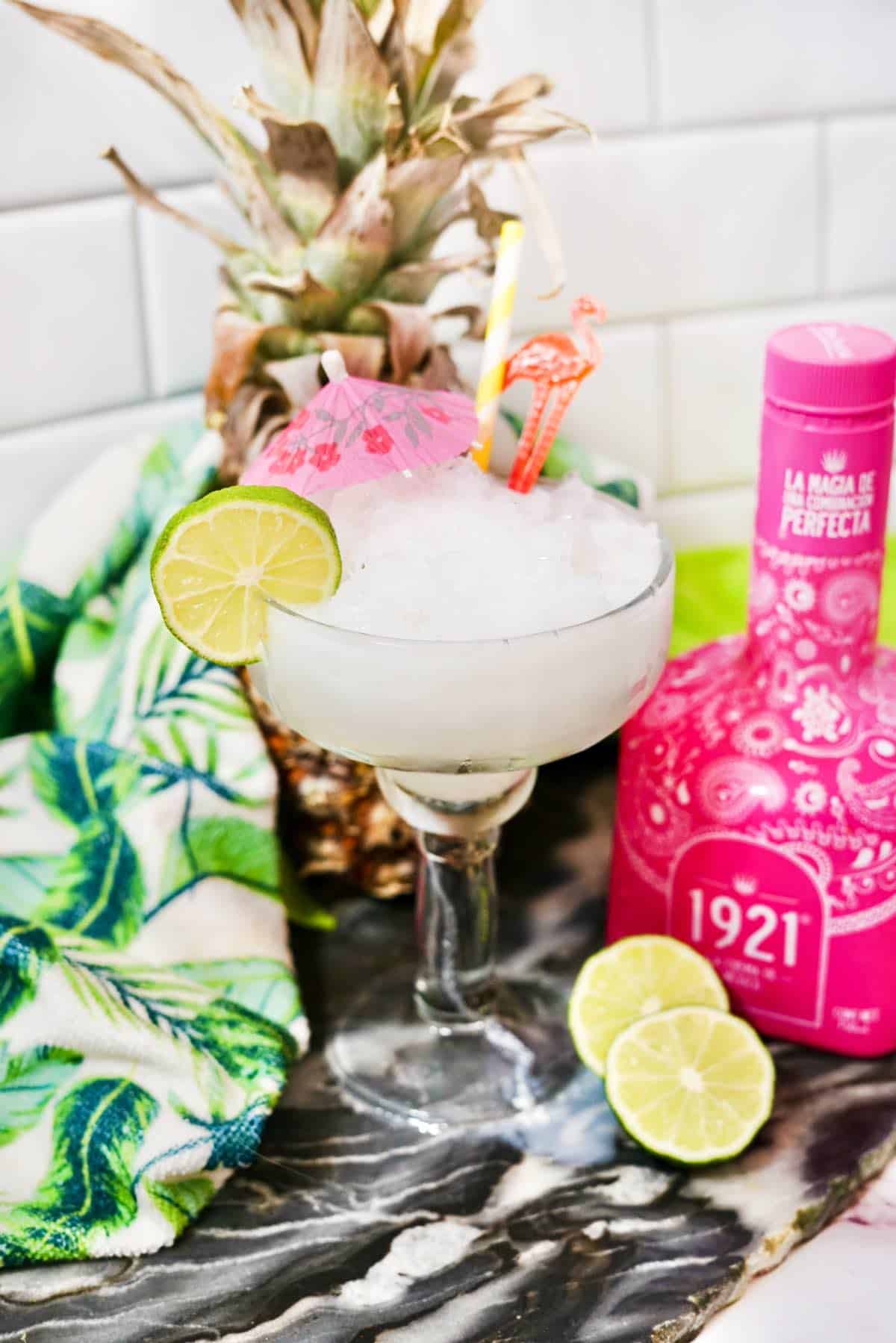 Creamy Frozen Coconut Margarita