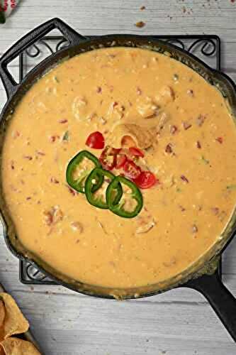 Smoked Queso with Chicken