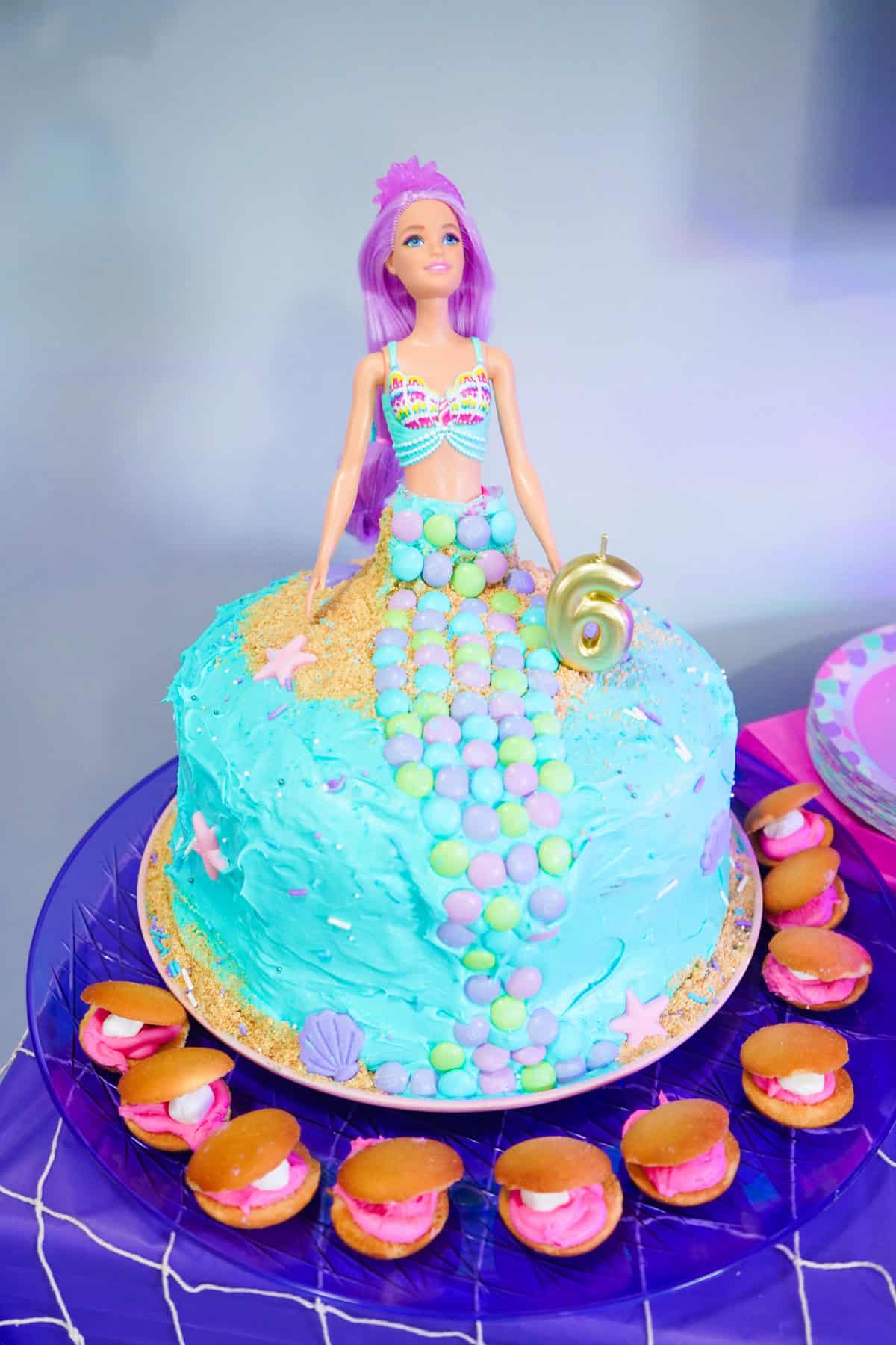 Fun Barbie Mermaid Cake