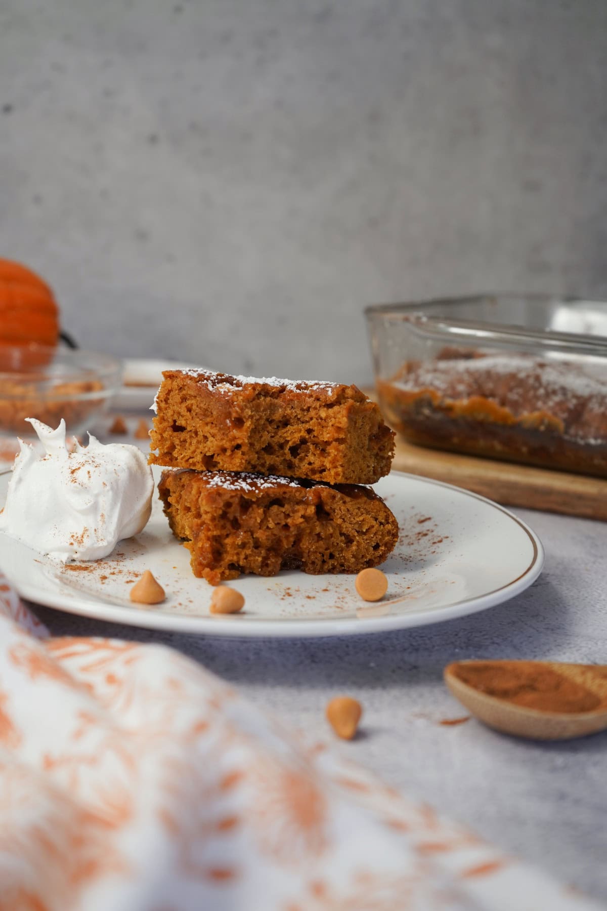 Smoked Butterscotch Pumpkin Bars