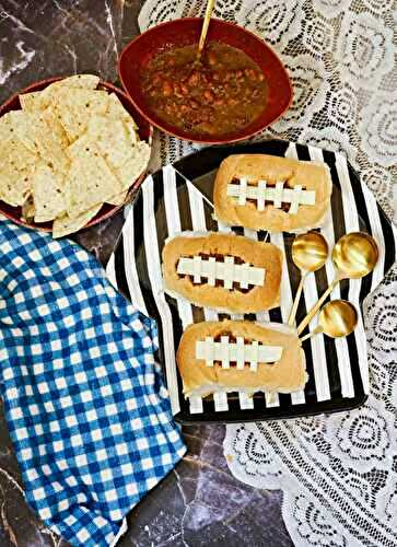 Football Chili Bread Bowls