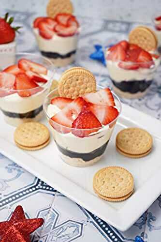 Pretty Patriotic Parfait Cups