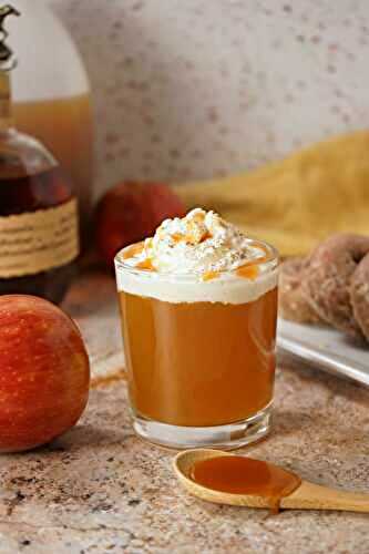 Hot Caramel Bourbon Apple Cider