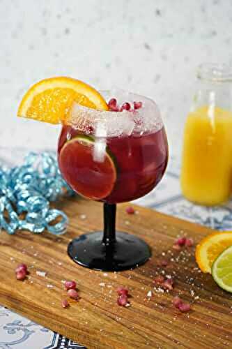 Festive Pomegranate Christmas Margarita