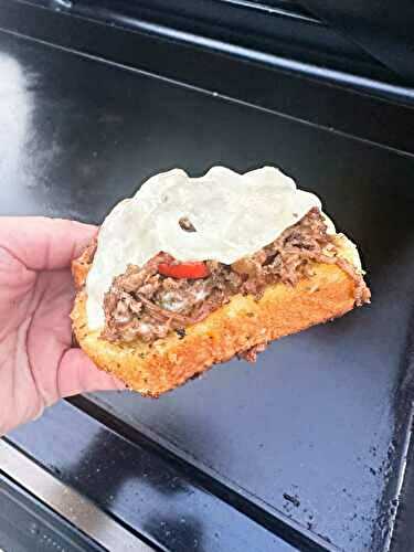 Blackstone Texas Toast Philly Cheesesteaks