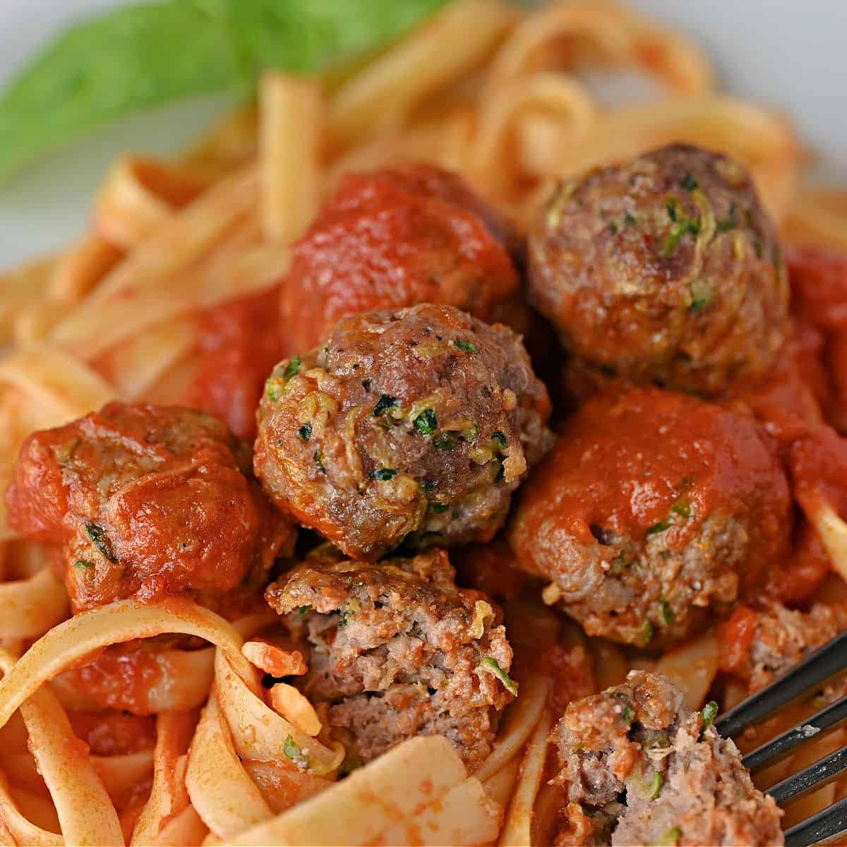 Zucchini Meatballs with Ground Beef