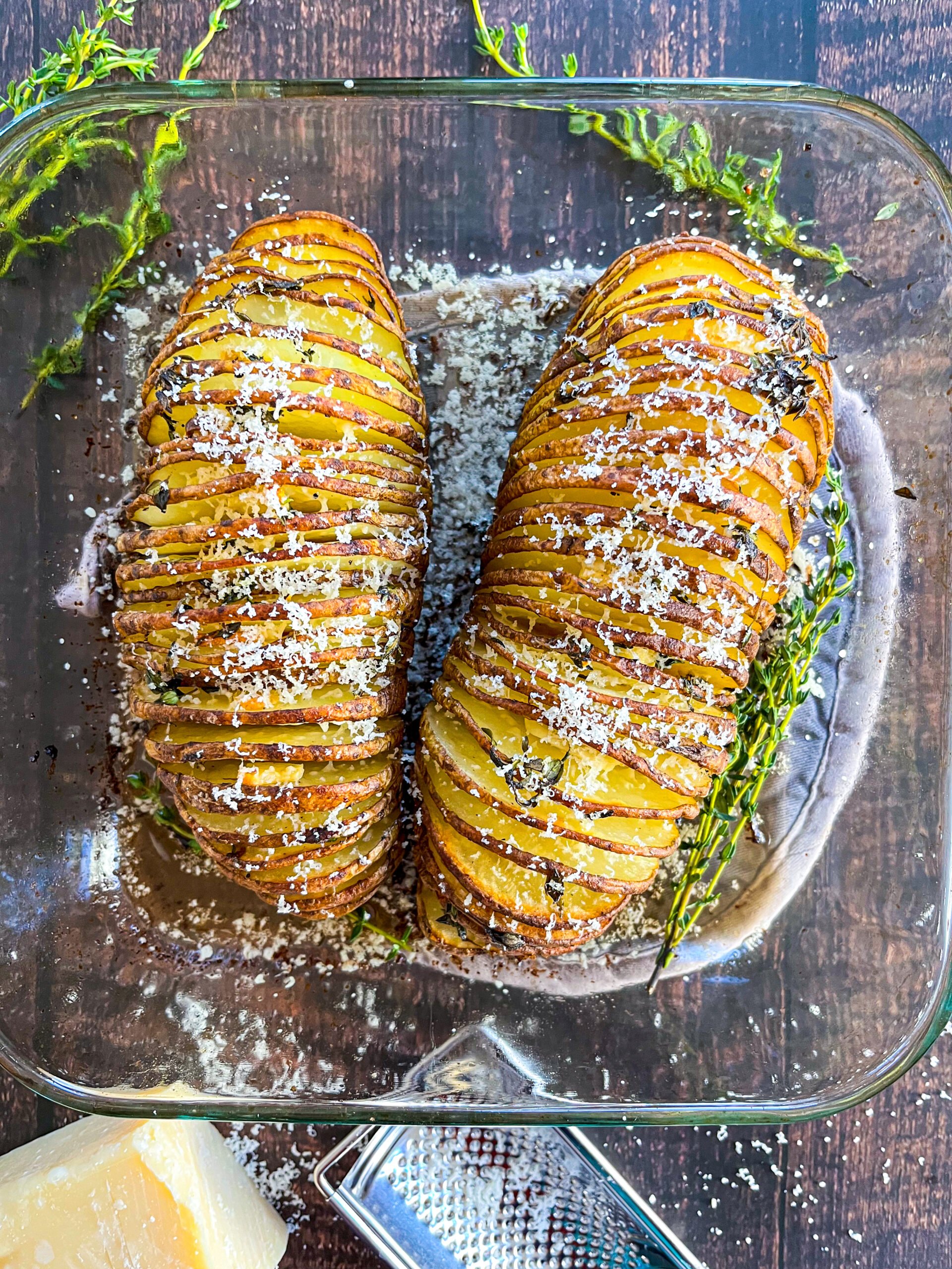 Crispy Hasselback Potatoes