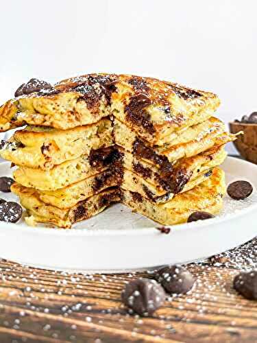 Fluffy Chocolate Chip Pancakes