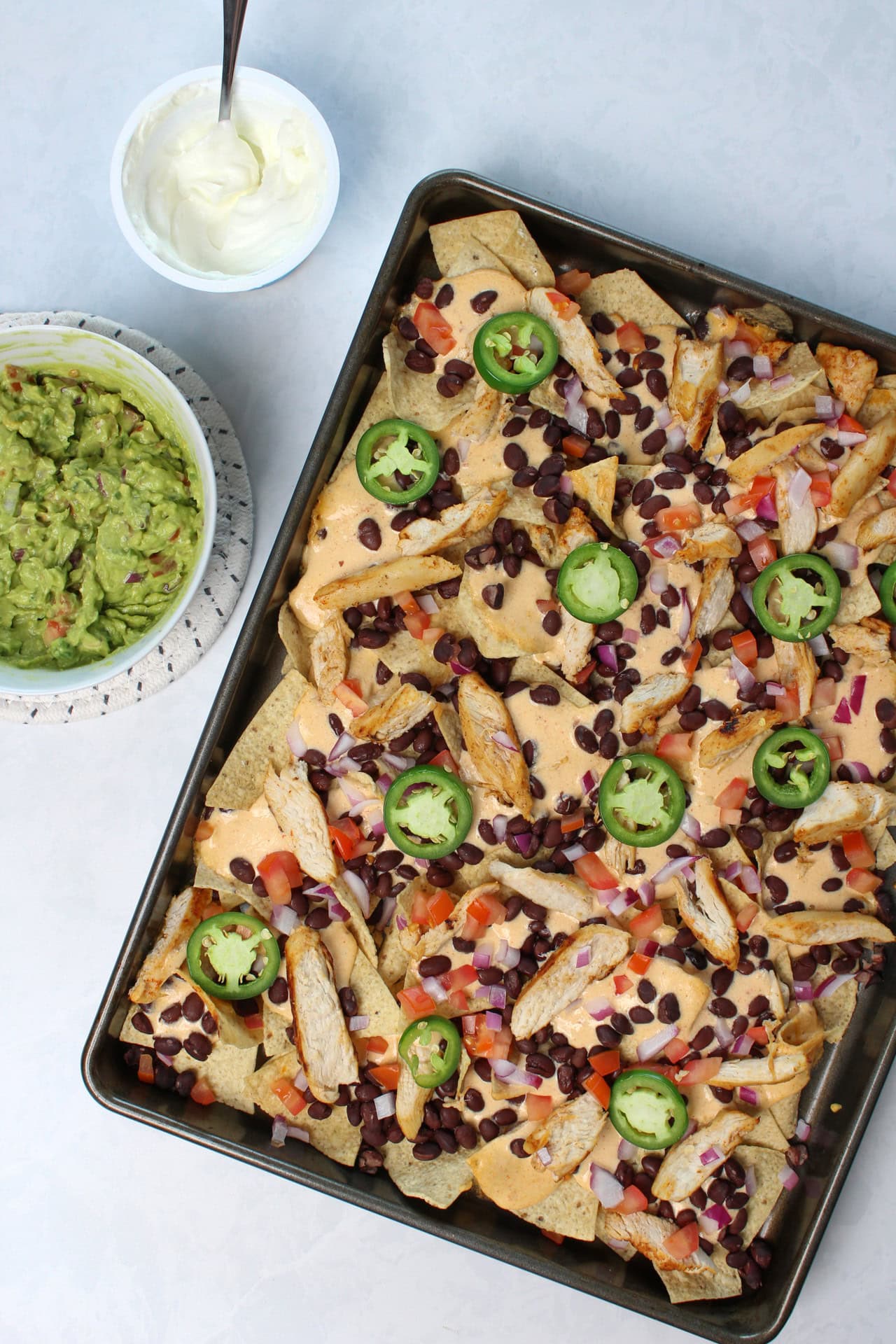 High Protein Nachos With Cottage Cheese Sauce