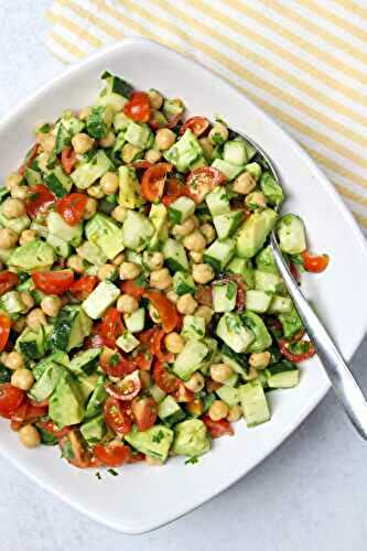 Chickpea Avocado Salad