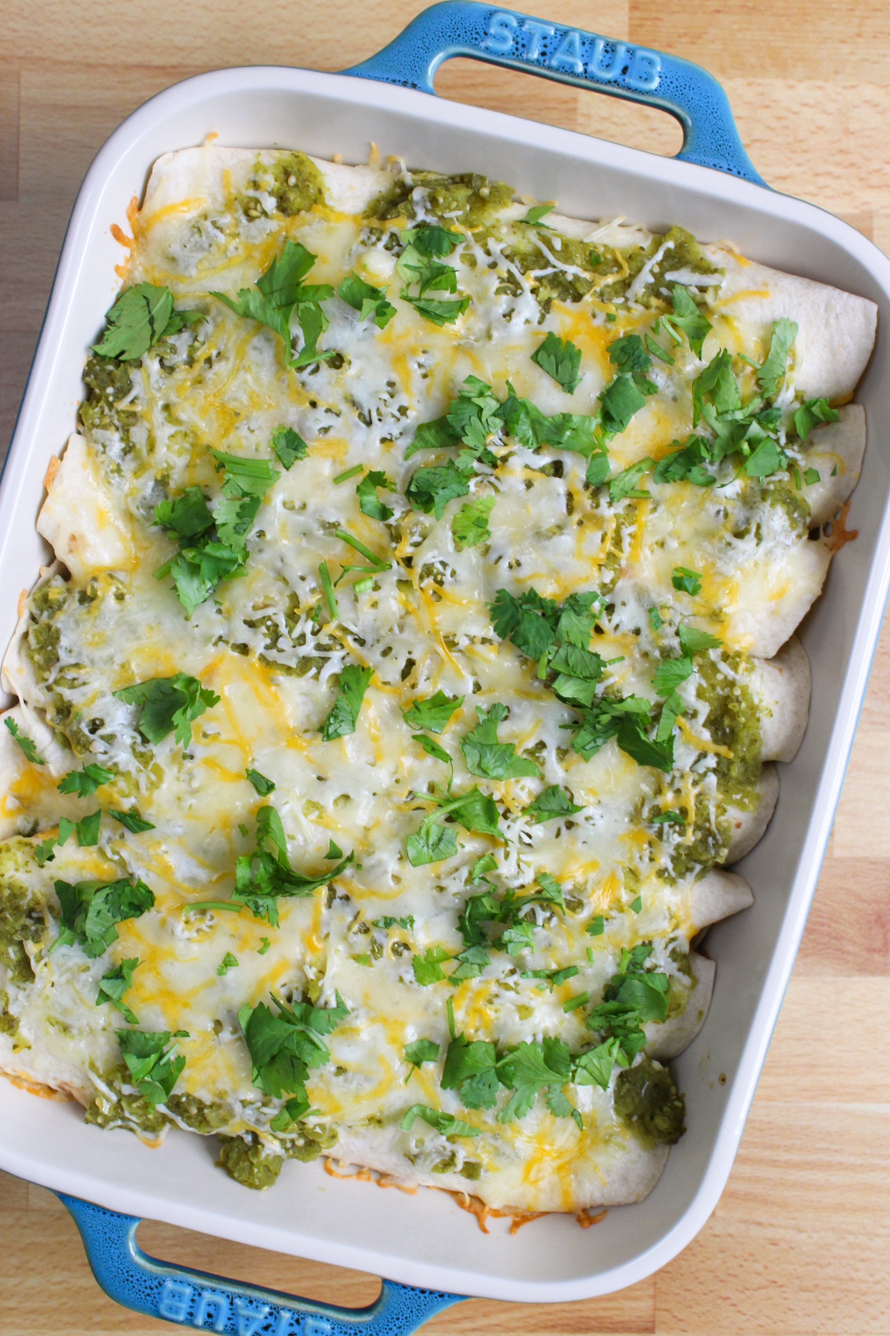 Pork Enchiladas Verde