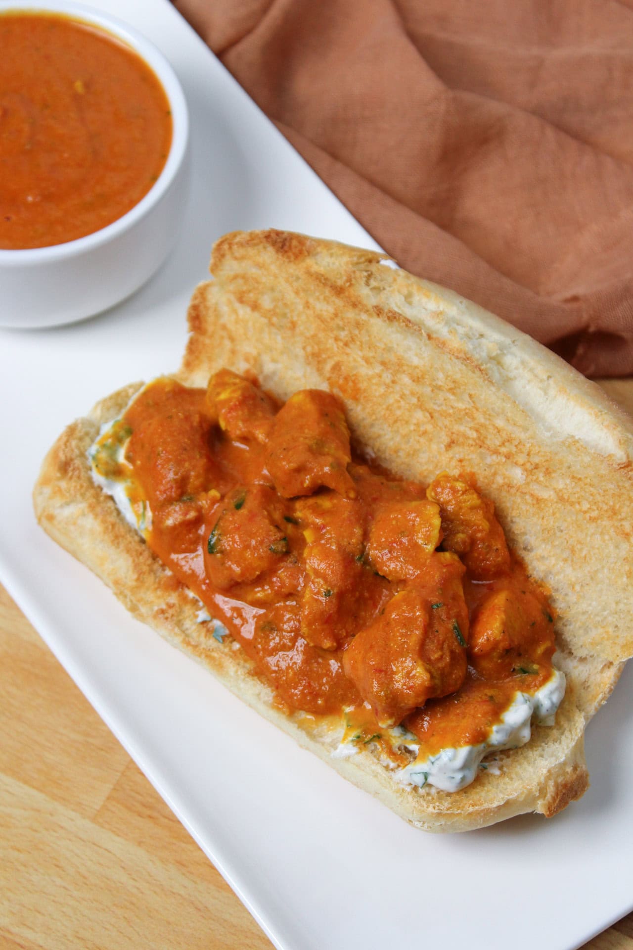 Butter Chicken Sandwich