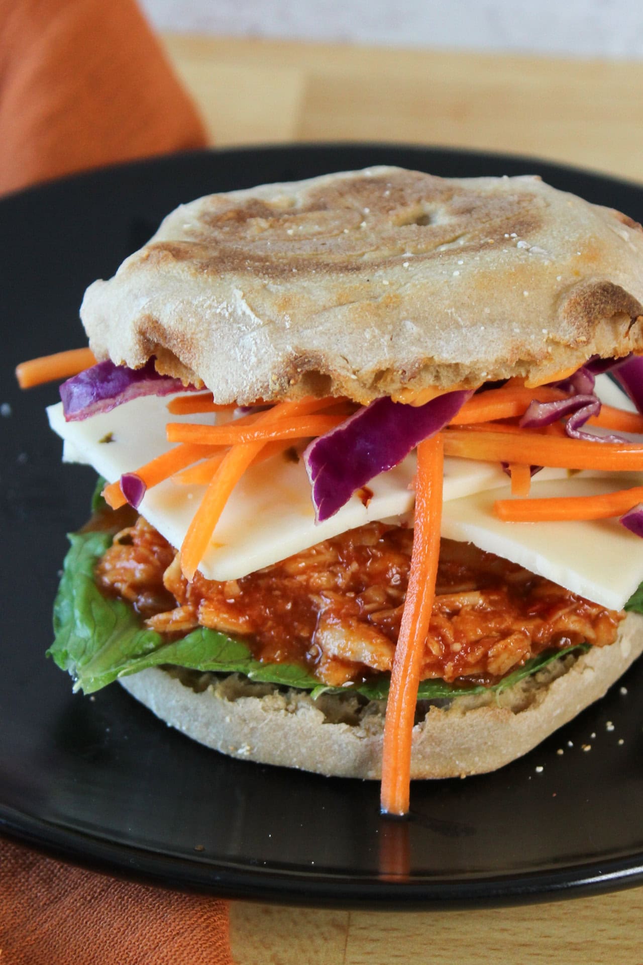 Shredded Gochujang Chicken Sandwich