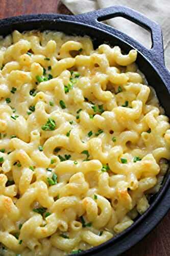 Cast Iron Skillet Mac and Cheese