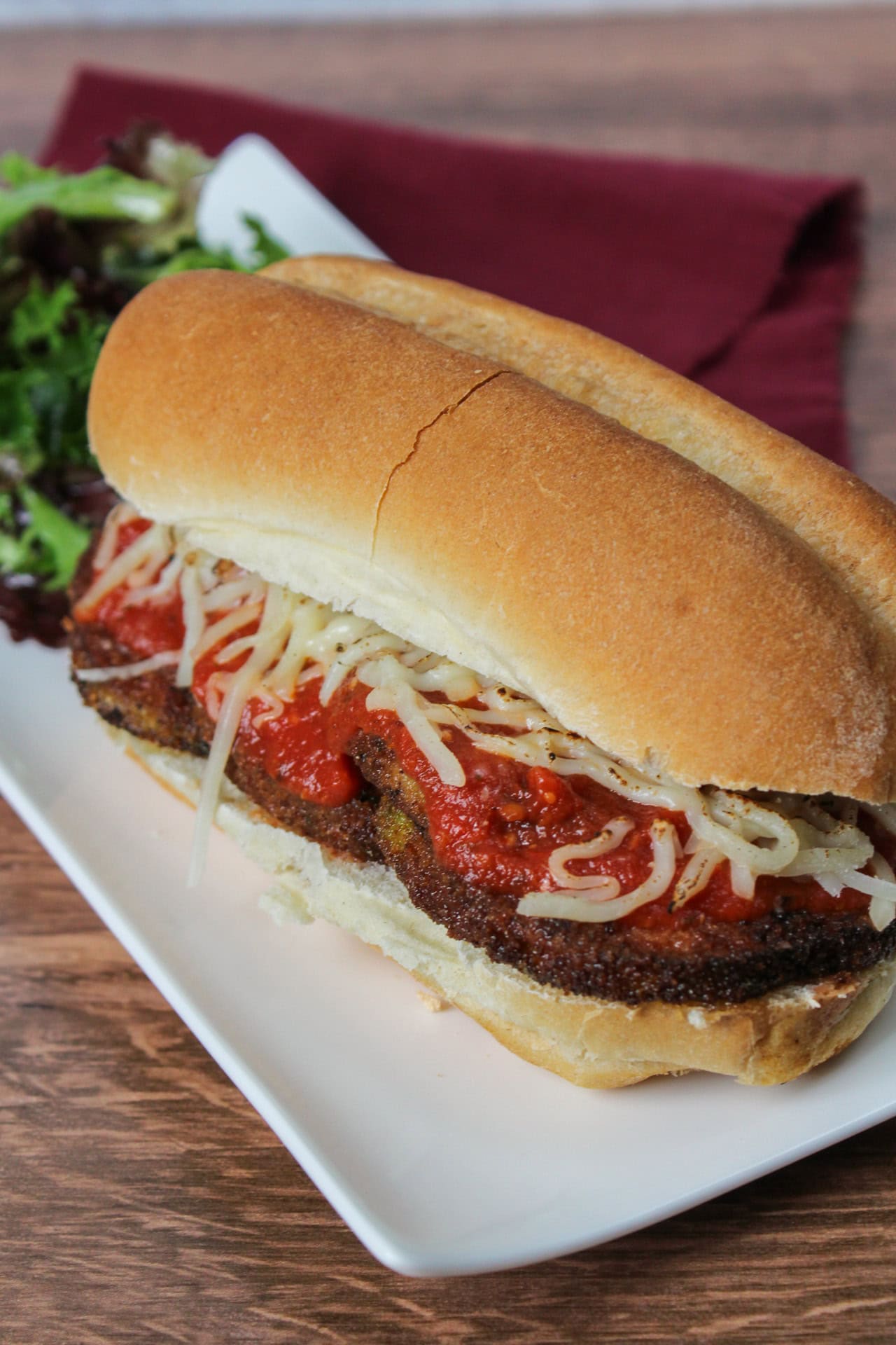 Eggplant Parm Sandwich