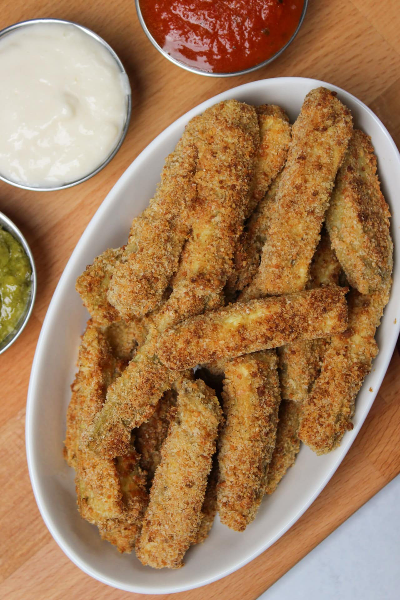 Garlic Parmesan Eggplant Fries