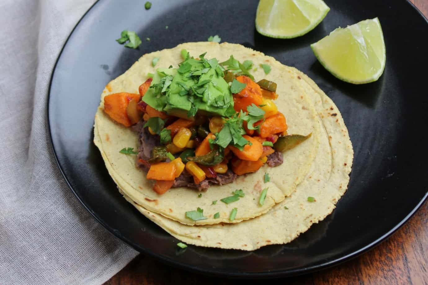 Sweet Potato and Black Bean Tacos