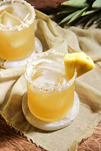 Pineapple Coconut Water Mocktail