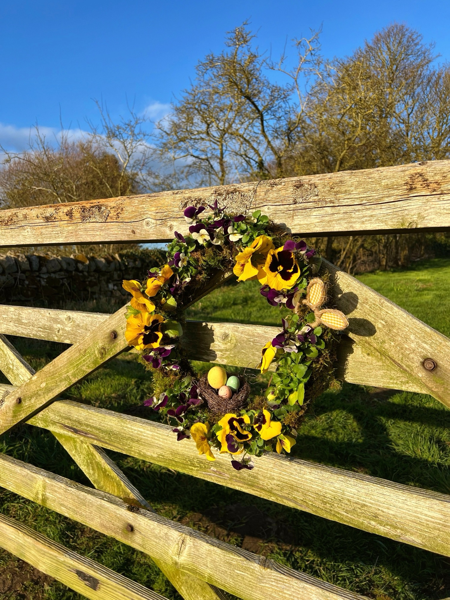 Create a Living Easter Wreath for Your Home