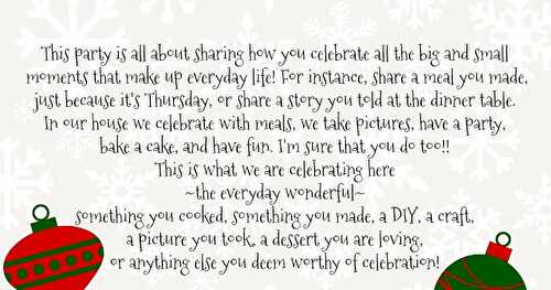 Celebrate It! Blog Link Party!