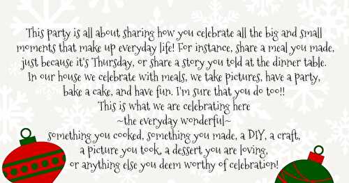 Celebrate It! Blog Link Party!