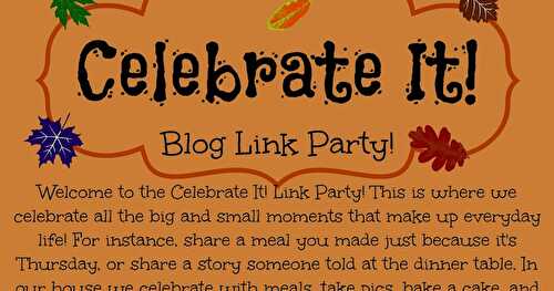 Celebrate It! Blog Party!