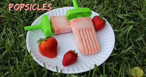 Strawberry Mango Popsicles