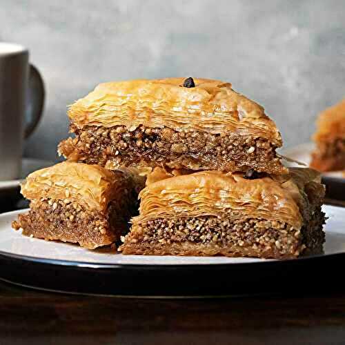 Easy Greek Baklava Recipe with Walnuts and Honey