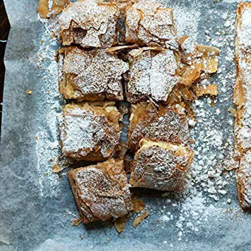 Bougatsa: Greek Custard Pie with Phylllo