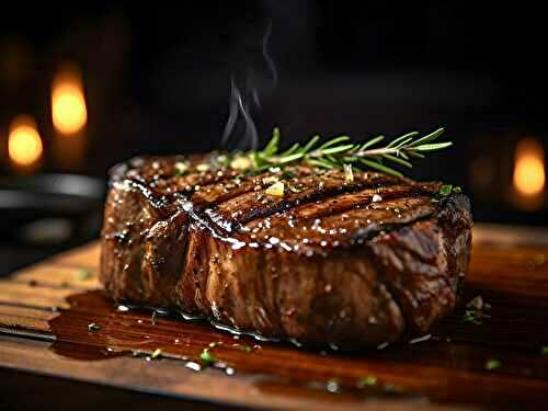 Filet Mignon with a Red Wine Reduction