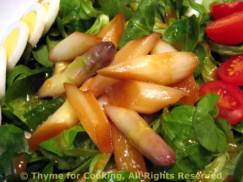 Oriental Asparagus Salad; A Lovely Award for a Stupid Woman