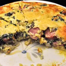 Sausage & Spinach Quiche