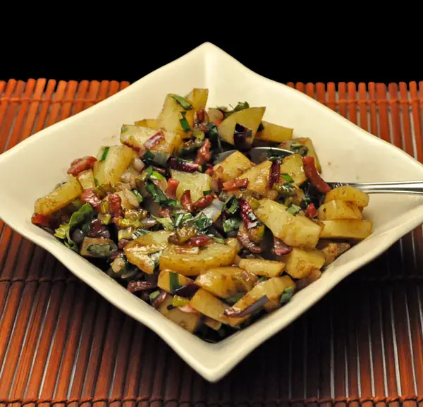 Warm Balsamic Potato Salad; broken coffee mugs and a wee rant