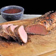 Grilled Pork Tenderloin with Homemade BBQ Sauce