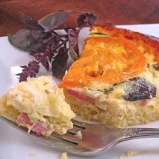 “Caprese” Quiche