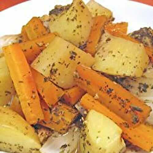 Grilled Potato & Carrot Packets