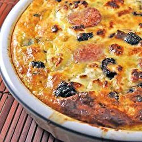 "Mediterranean" Quiche