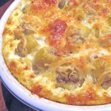 Artichoke Heart Quiche