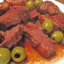 Duck Breast with Olives