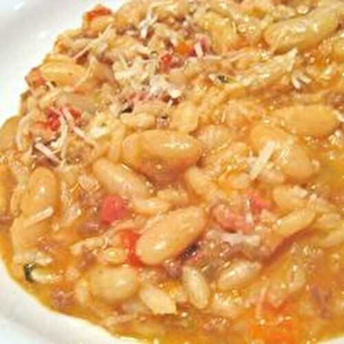 Risotto Bolognese con Fagioli